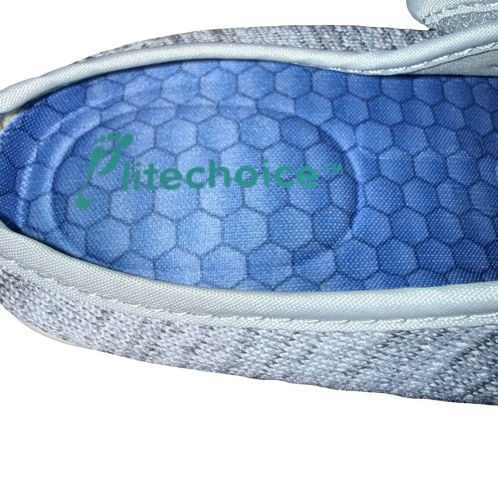 Elitechoice Adjustable Orthopedic Slip-On Walking Shoes with Air Cushion size 6